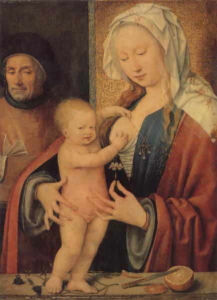 Joos van cleve Holy Family Germany oil painting art